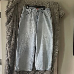 Classic mid waist Wide Leg Jeans - Light Blue